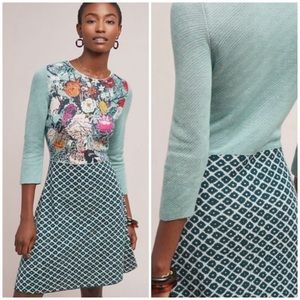 Anthropologie Aldomartins Flowerpot Sweater Dress